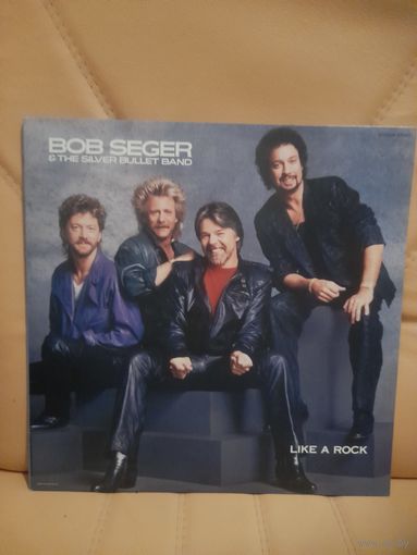BOB SEGER & THE SILVER BULLET BAND  "LIKE A ROCK" 1986 LP  JAPAN CAPITOL ECS-91146 -  NM