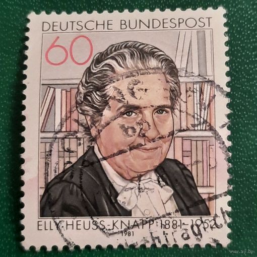 ФРГ 1981. Elly Heuss Knapp 1881-1952