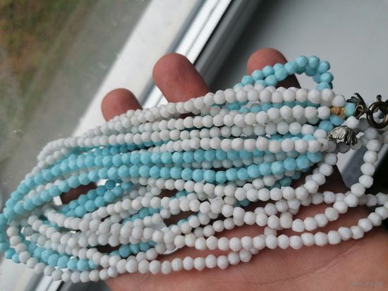 Бусы Чешское стекло