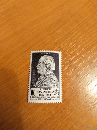 1947 Франция Альфред Фурнье врач медицина чистая клей MNH** выпускалась одиночкой (2-11)