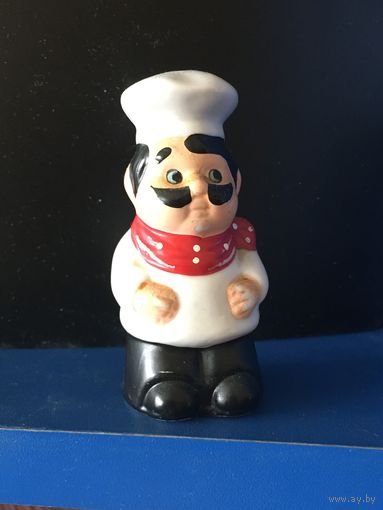 Статуэтка солонка Повар, фарфор