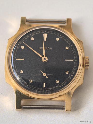 Часы ПОБЕДА CCCP.  Позолоченные. в коробочке.  Новые !!! или почти новые!!! следов ношения не обнаружил. НА ХОДУ!!!