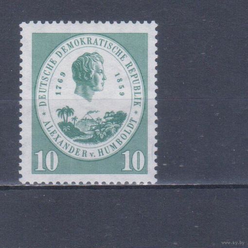 [2419] Германия,ГДР 1959. Известные люди.Географ А.Гумбольдт. MNH