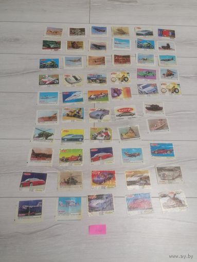 Вкладыши Турбо, Lazer, торги с Рубля 54 шт