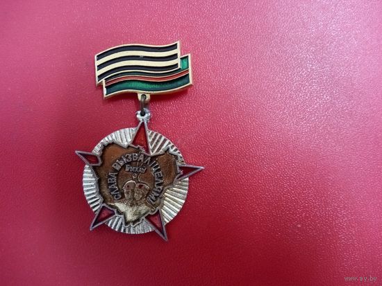 Знак. 40 лет освобождения города Быхова (неродная колодка)