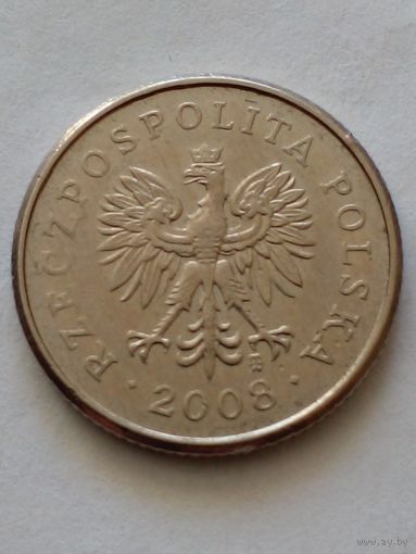Польша 20 грошей 2008 г.