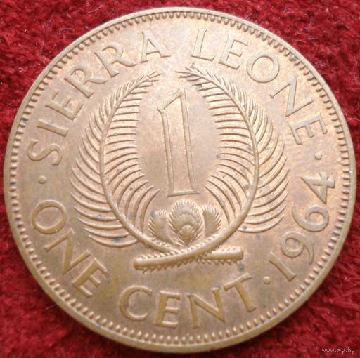 6664:  1 цент 1964 Сьерра-Леоне