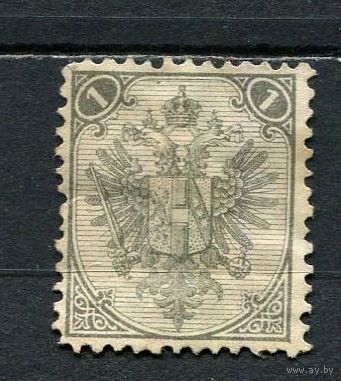 Босния и Герцеговина (Австро-венгерская администрация) - 1879/1898 - Герб 1Kr - [Mi.1IA] - 1 марка. MH.  (Лот 24HS)-TG3P11