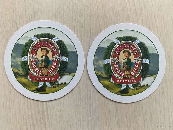 Подставка под пиво Allgauer-Brauhaus No 1