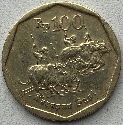 Индонезия 100 рупий 1991 г.