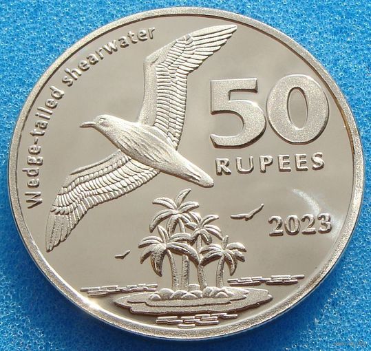 Кокосовые острова (Килинг) 50 рупий 2023 года  "Чайка"  Новинка!!!