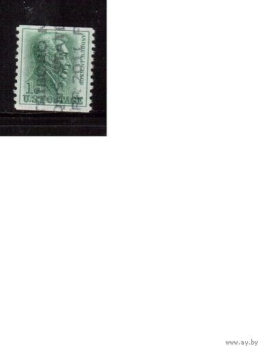США-1961 (Мих.816С) , гаш. , Стандарт, Личности, Пезидент