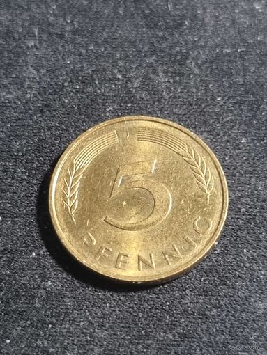 Германия 5 пфеннигов 1992 J