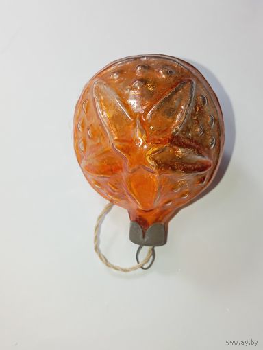 Ёлочная игрушки - Звёздочка . СССР . С рубля