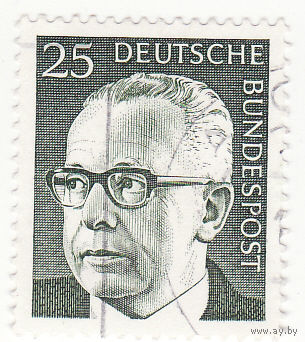 Густав Хайнеман (1899-1976), 3-й федеральный президент 1971 год