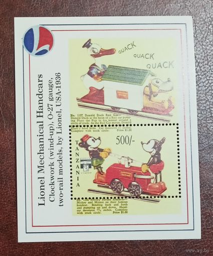 Танзания** Микки Маус блок