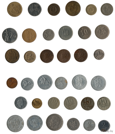 Монеты. Любая - 50 копеек.