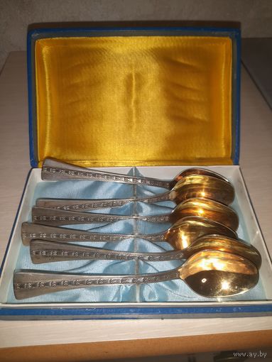 Набор чайных ложек 916 проба.Старт с цены лома.