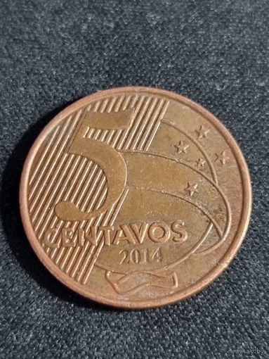 Бразилия 5 сентаво 2014