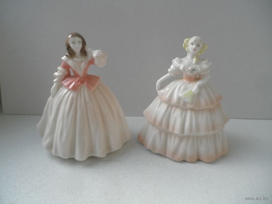 Фигурки Леди, фарфор, Coalport, Англия.