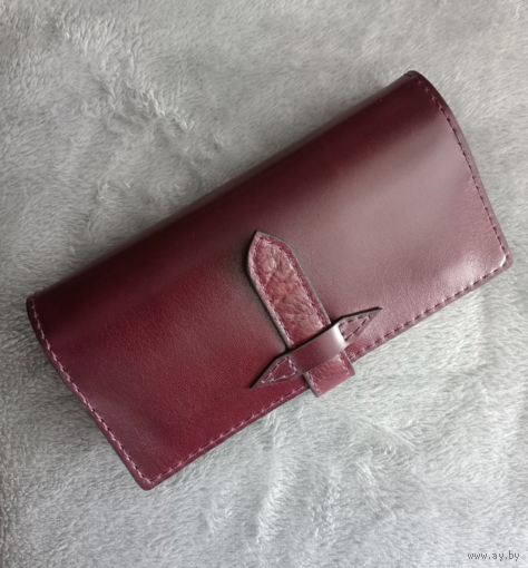 Женский кошелек лонгер из натуральной кожи.
