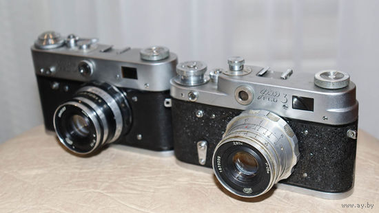 Фотоаппараты ФЭД-3 ранней и поздней версии