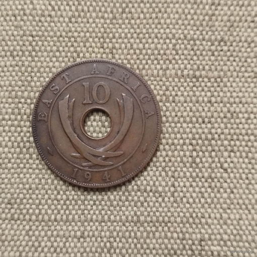 Британская Восточная Африка 10 центов 1941