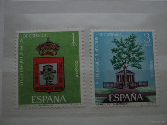 Марки - Испания, архитектура, гербы