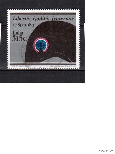 Италия-1989 (Мих.2092) , гаш., 200-лет французской революции