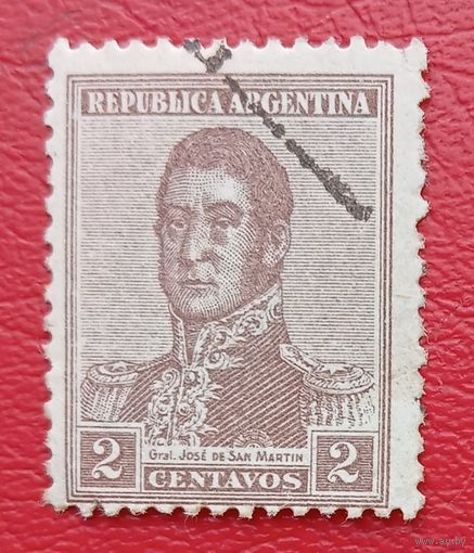 Аргентина, 1918 г., стандартный выпуск, генерал Сан Мартин