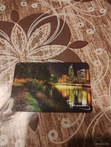 Календарик,пластик,реклама,2009