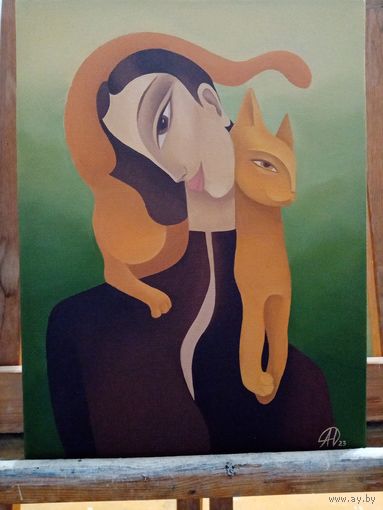 Dasha Art "В Моменте", 30х40см. х.м.
