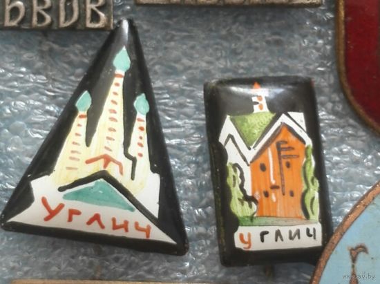 Значки Углич.. финифть.. редкие. цена за один!!!