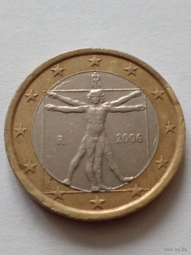 Италия.1 евро 2006 г.