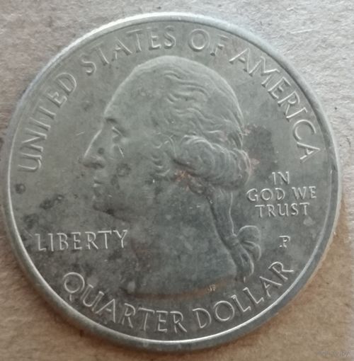 США 1/4 доллара, 2018 Национальный озерный центр Апостольских островов Отметка МД: "P" - Филадельфия, UC# 102