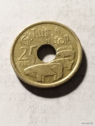 Испания 25 песет "Кастилия и Леон" 1995