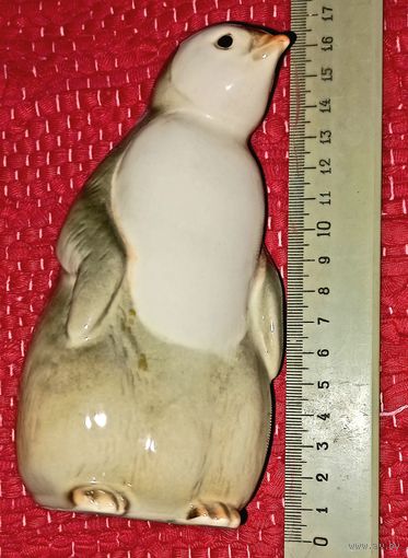 ЛФЗ фарфоровая статуэтка пингвин 60 годы