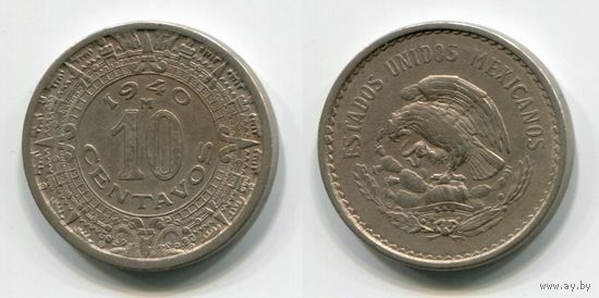 Мексика. 10 сентаво (1940)