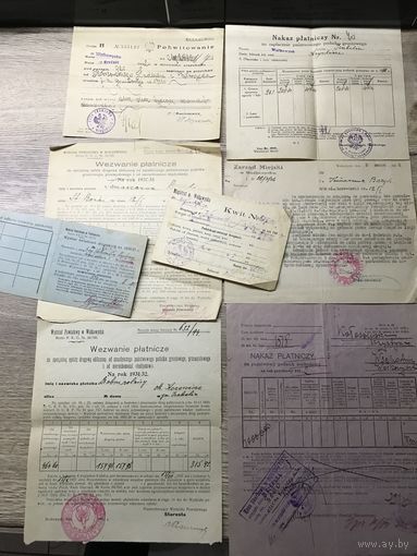 Документы 1922-37г.цена за все.