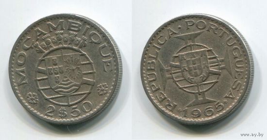Мозамбик (португальский). 2,5 эскудо (1965)