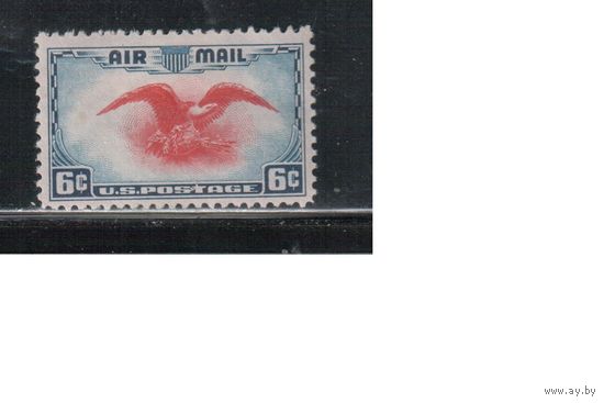 США-1938, (Скотт.С23),  *,  Авиапочта, Орел (одиночка)