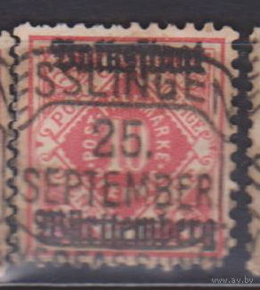 Вюртемберг Германия 1919 год Лот 11 С НАДПЕЧАТКОЙ