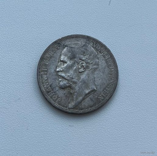 ЛИХТЕНШТЕЙН  2 кроны 1915 г.
