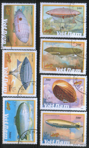 ВЬЕТ. М. 2241/47. 1990. Дирижабли. Гаш.