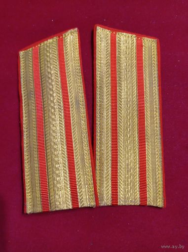 Погоны парадные старшего офицера, склад . СССР