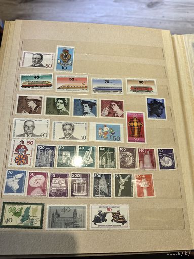 Годовой набор марок ФРГ 1975-1976 год(90евро)