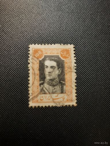 Иран. Мохаммед Реза Пехлеви. 1942г. гашеная