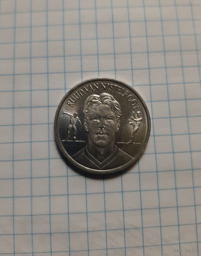 Футбол, жетон "Oranje 2000 - KNVB" - Ruud Van Nistelrooy, сборная Нидерландов