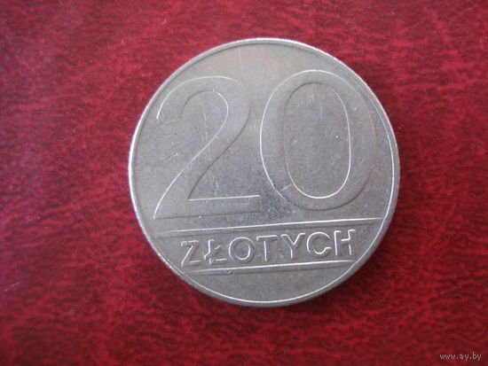 20 злотых 1989 года Польша