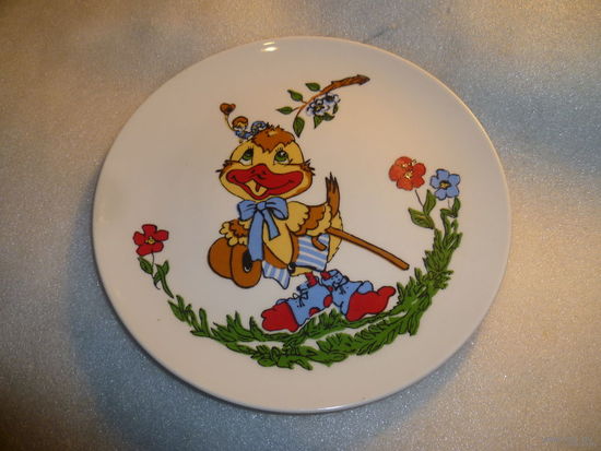 Тарелка настенная. Фарфор. МФЗ СССР